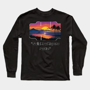 Golden horizon hues. Long Sleeve T-Shirt